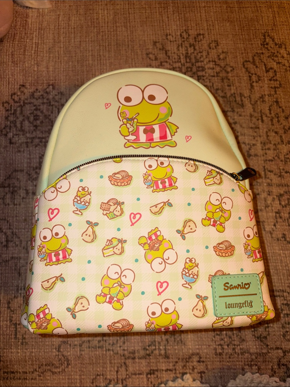 Loungefly Keroppi Sanrio Snacks Mini Backpack